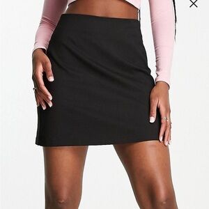 Classic black mini skirt